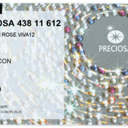 Preciosa 【プレシオサ #43811612】1440粒 MC マシーンカットチャトン Rose VIVA12 ラ 3枚目の画像