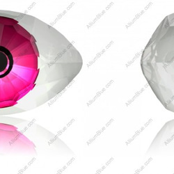 【スワロフスキー#4775】12粒 Eye 18x10.5mm MD294 DIGITAL PRINT PINK (MD 1枚目の画像