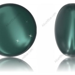 【スワロフスキー#5860】1粒 Coin パール 10mm IRIDESCENT TAHITIAN LOOK PEAR 1枚目の画像