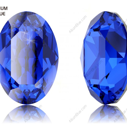 スワロフスキー#4120】12粒 Oval 18x13mm マジェスティックブルー (296