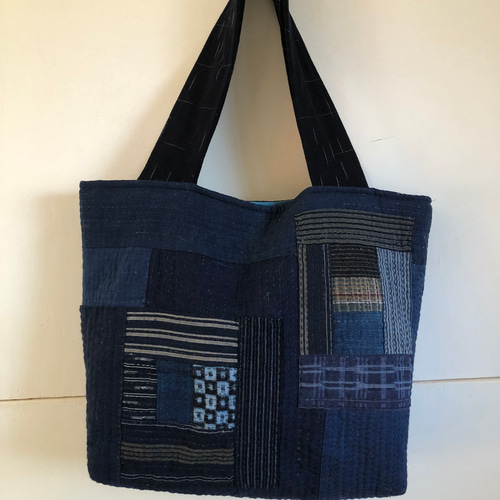 古布パッチワークキルト 四角つなぎキルトトップ 192×260cm 商品詳細 フィードサック