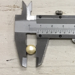 【100個】上質 コットンパール 0.8mm 両穴あり 2枚目の画像