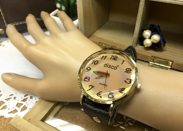 【送料無料】新作 ベルトが選べる 腕時計 柔らかい 本革ベルト カスタムウォッチ えんぴつ 2枚目の画像