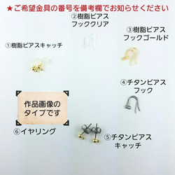 碧のイヤーアクセサリー(イヤリング、ピアス) 4枚目の画像