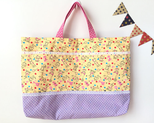 【新品未開封】familiar♡刺繍トートバック風船#入園#入学#新学期#通学 新品 familiar ファミリア レッスンバッグ レッスントート