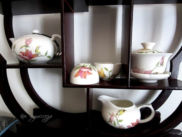 新品 中国茶器セット/プレゼントにも：シノワズリ・チャイナ/同