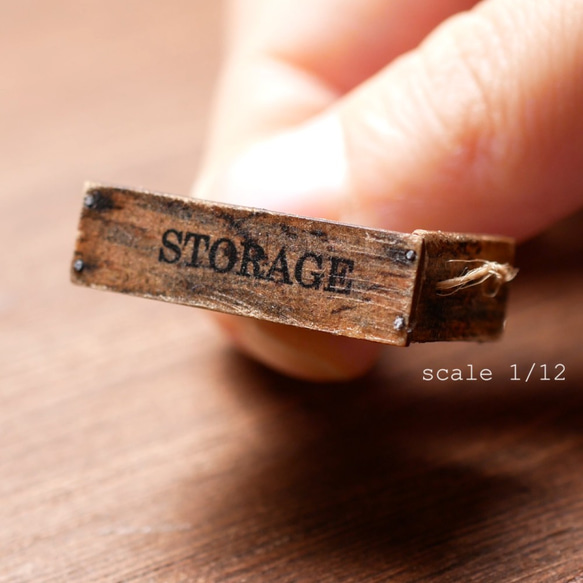 ミニチュア　ドールハウス　手作りキット　miniature dollhouse kit　木箱⓸　L-017 6枚目の画像