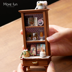 020-30053 ミニチュア家具 cabinet&shelf キャビネット3d | my