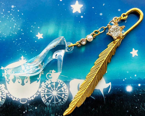 ガラスの靴のブックマーカー しおり・ブックマーク sorarium 通販