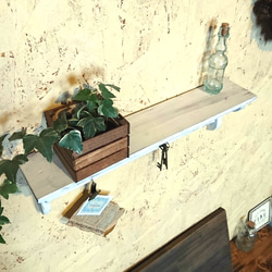 フランス家具のようなアンティーク ウォール シェルフ Ver.2 3枚目の画像