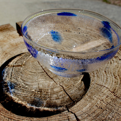 銀彩小鉢(青) 2枚目の画像