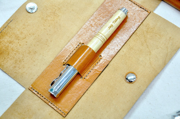 Cikou磁蓋雙層接木鋼珠筆系列:寮檜 第2張的照片