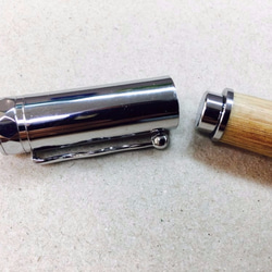 Cikou磁蓋雙層接木鋼珠筆系列:寮檜+紫心木 第6張的照片