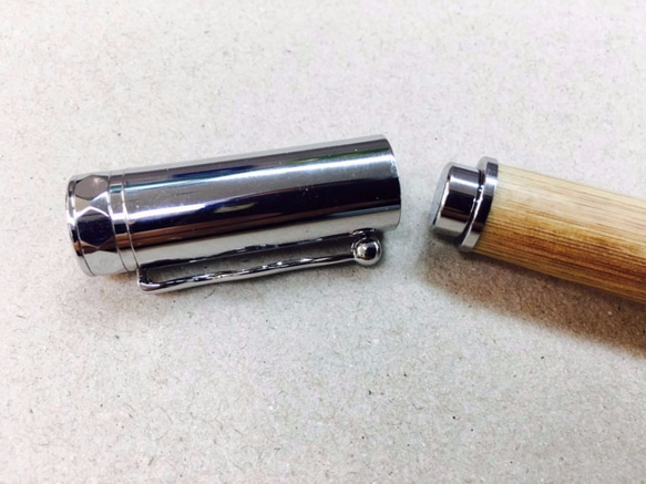 Cikou磁蓋雙層接木鋼珠筆系列:寮檜+紫心木 第6張的照片