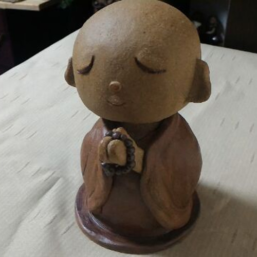 お坊さん　陶器人形 お坊さん 陶器人形