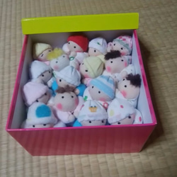 赤ちゃん人形の箱詰め(16個入り）　送料無料 2枚目の画像