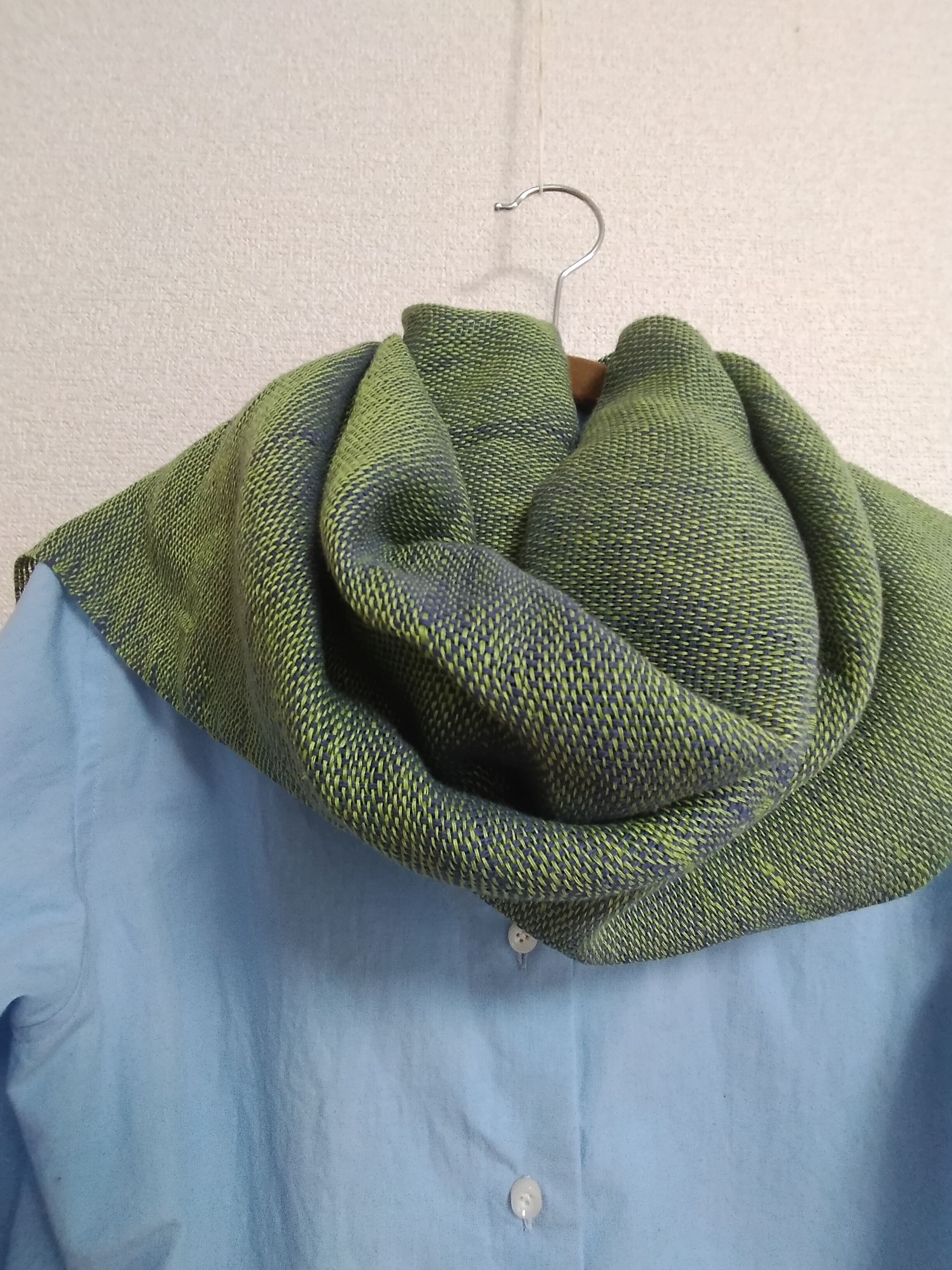 コットンとリネンのストール