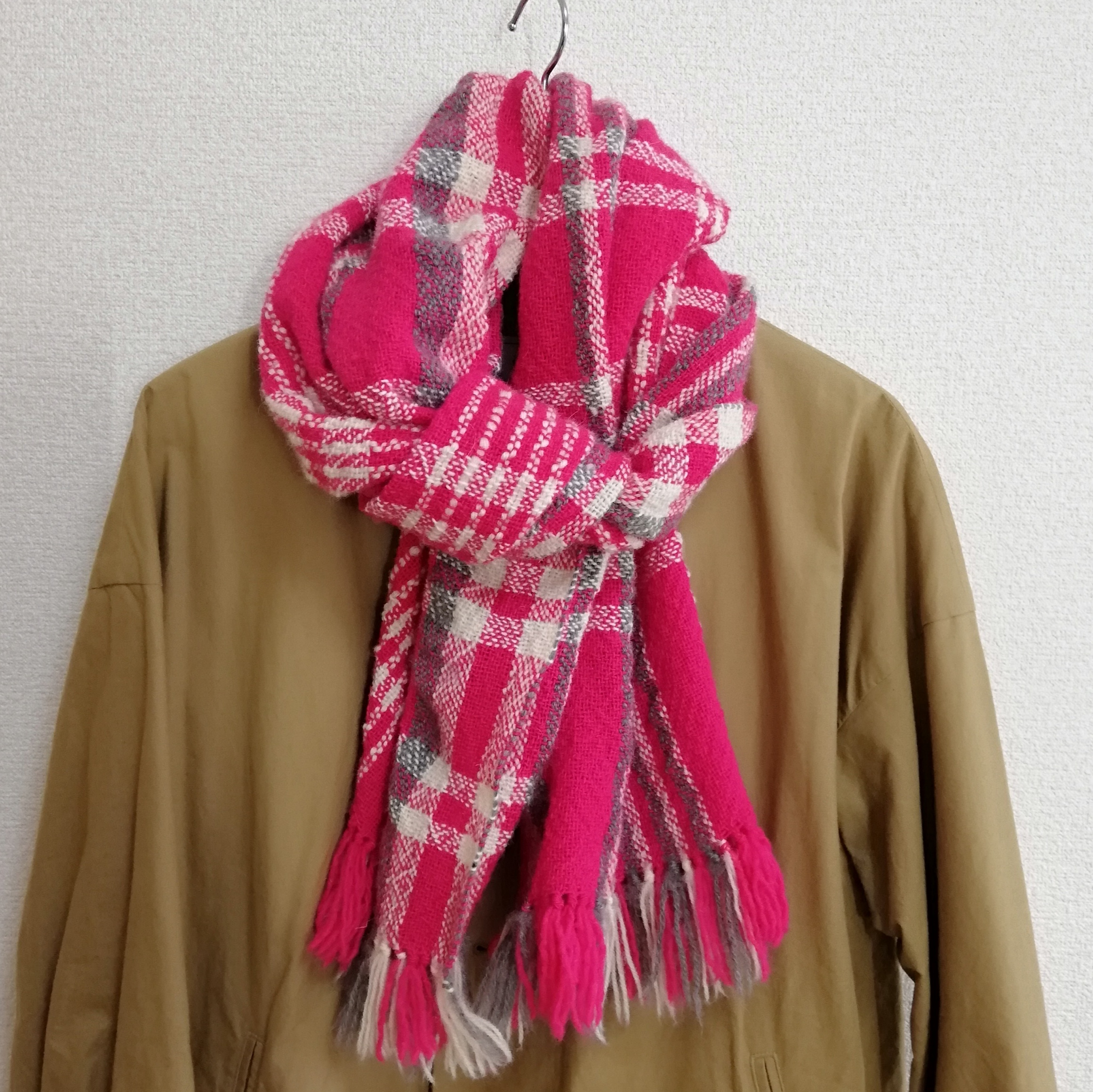 ウールのマフラー