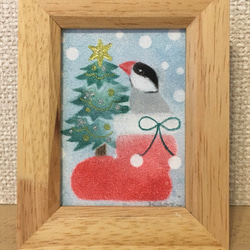 一歩一歩進もう】オーロラとペンギン 原画 パステルアート 絵画