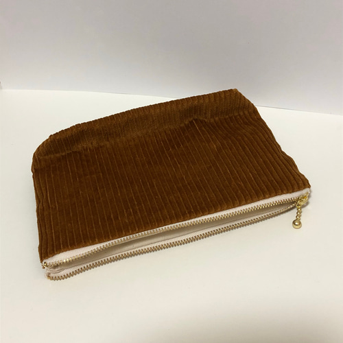 コーデュロイ ポーチ  ハンドメイド コーデュロイポーチの作り方 - YouTube