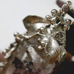 「The Dewdrop」・晨露・純銀手作・赫基蒙鑽石墜飾 第2張的照片