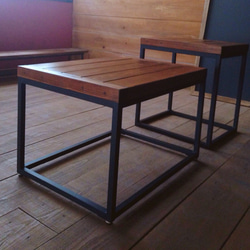 iron mini table 3枚目の画像