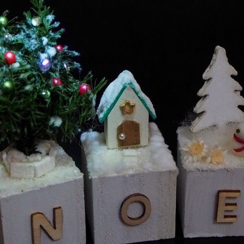 クリスマス＊サイコロ オブジェ＜NOEL＞】291…雪だるま クリスマス