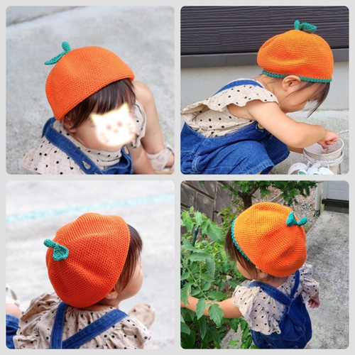 ハンドメイド ドングリ帽子 ベビー・キッズ用 おとなしかっ 
