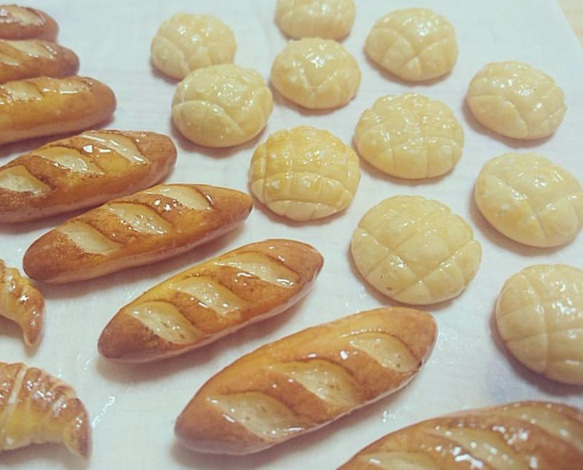 【選べる18種＊パン・スイーツアクセサリー】14…ピアス イヤリング ブローチ ストラップ トースト フランスパン 5枚目の画像
