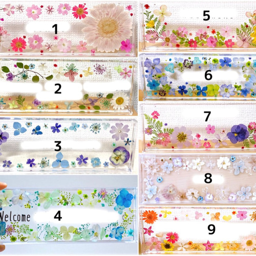 オーダーメイドで作る＊ハーバリウムプレート】WELCOME 結婚式