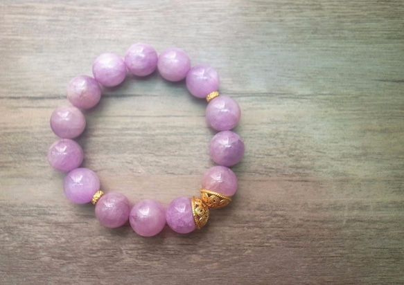 ORLI Jewelry♡♡日本貴和製作X天然紫鋰輝手鍊♡♡天然石♡天然水晶♡♡Kunzite 第4張的照片