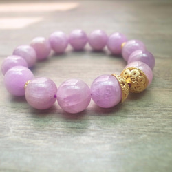 ORLI Jewelry♡♡日本貴和製作X天然紫鋰輝手鍊♡♡天然石♡天然水晶♡♡Kunzite 第7張的照片