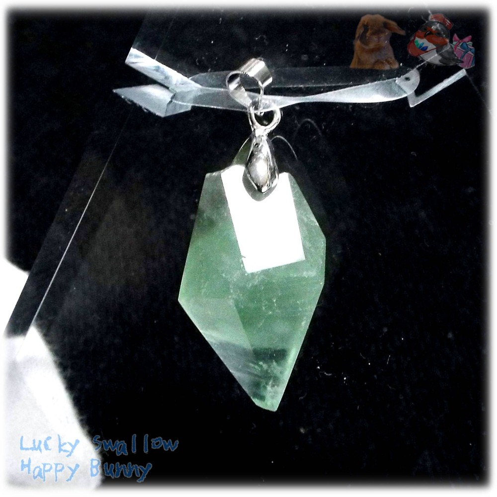 セール品♪ コード選択式 アフガニスタン産 フローライト ネックレス ペンダント No.4291