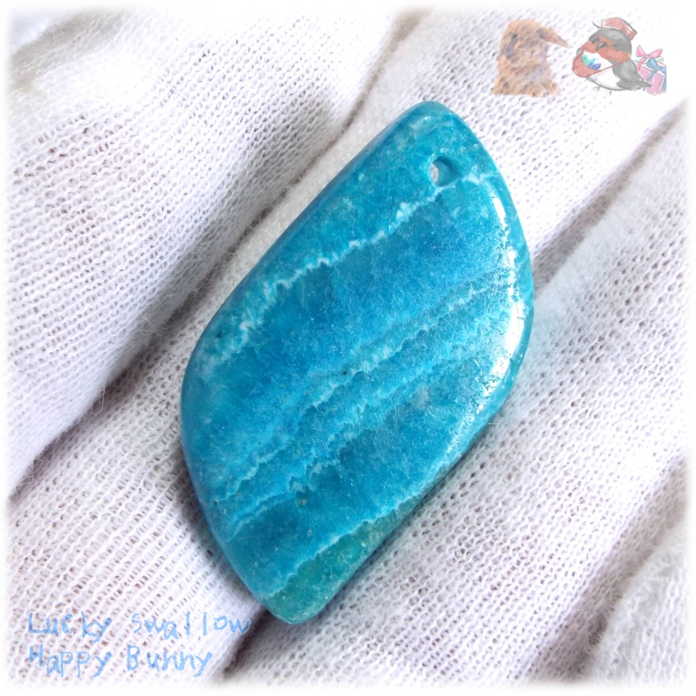 アルゼンチン産 ブルーロードクロサイト 穴あり カボションルース てんてんのおくりもの ♪No.4603