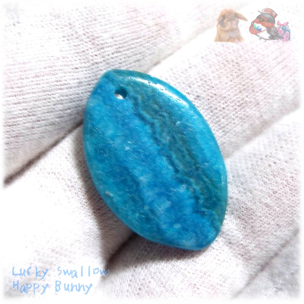 アルゼンチン産 ブルーロードクロサイト 穴あり カボションルース てんてんのおくりもの ♪No.4626