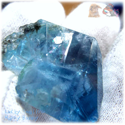 大きな青い宝石♪ 秘蔵品 宝石質 特殊希少カラー ブルーフローライト 欠片 結晶 蛍石 原石 No.4822 6枚目の画像