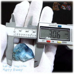 大きな青い宝石♪ 秘蔵品 宝石質 特殊希少カラー ブルーフローライト 欠片 結晶 蛍石 原石 No.4822 8枚目の画像