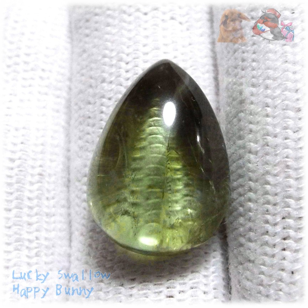 ◆ 高品質 珍しい プラジオライト グリーンアメジスト カボションルース てんてんの贈り物 No.4861 5,760円