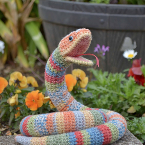 へびのあみぐるみ あみぐるみ よねざわなみ 通販 1902476｜Creema