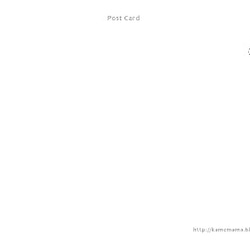 ポストカード（ハダカデバネズミ） 2枚目の画像