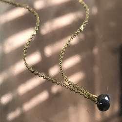 Black Diamond necklace,M/ブラックダイヤモンドネックレス 1枚目の画像