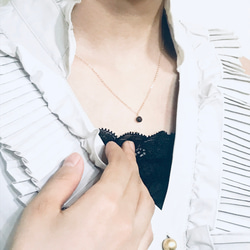 Black Diamond necklace,M/ブラックダイヤモンドネックレス 2枚目の画像