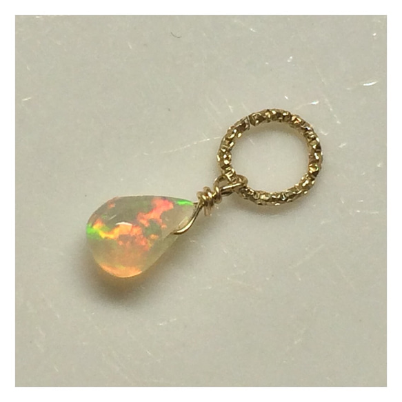 8.【14kgf】Precious Opal pendant drop プレシャスオパール 2枚目の画像