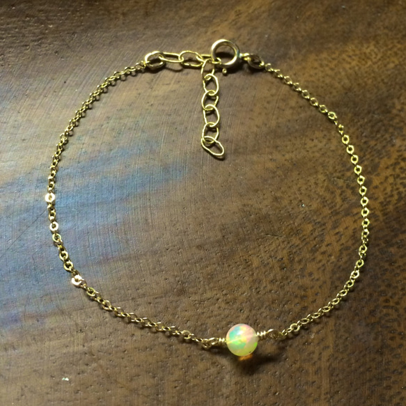 37.【14kgf】Precious opal bracelet プレシャスオパール 2枚目の画像