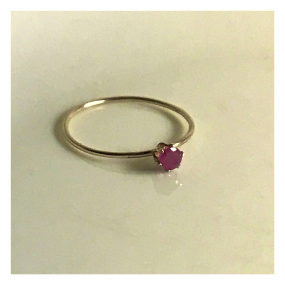 51.【14kgf】Ruby Ring  ルビー 2枚目の画像