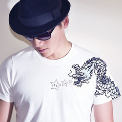 buyMood白目叮－Tシャツ／8bit Dragon Tattoo T-Shirt 3枚目の画像