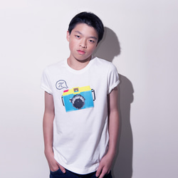 buyMood白目叮－Tシャツ／Camera Talks Round-Neck T-Shirt 5枚目の画像