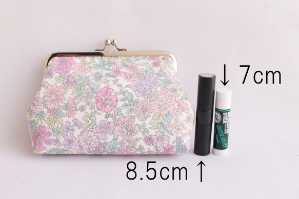 006　14cmシカクがま口*モロッカン柄５色化粧ポーチ/マルチポーチ 3枚目の画像