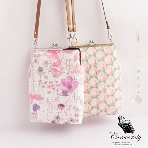 013 B6が入る御朱印帳がま口ショルダーポーチ /Mサイズ母子手帳  