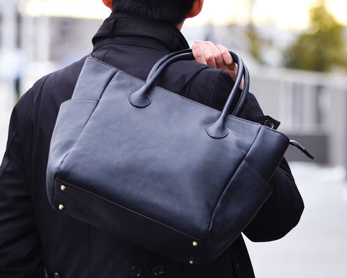 超美品 ブラックレザートートバッグ 楽天市場】CLASKA DO Sac grand noir レザートートバッグ